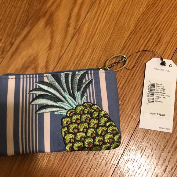 NWT Pineapple Nautica Wallet - Picture 2 of 6